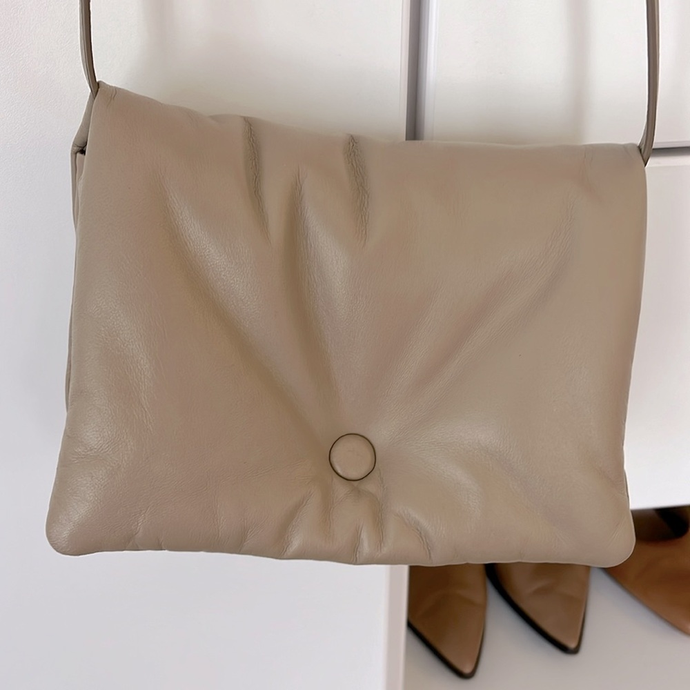 Massimo dutti small leather bag